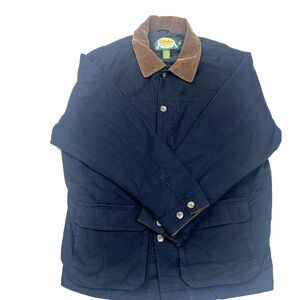 Cabela's Outdoor Gear Barn Coat Mens XL Tall Black Chore Corduroy Jacket